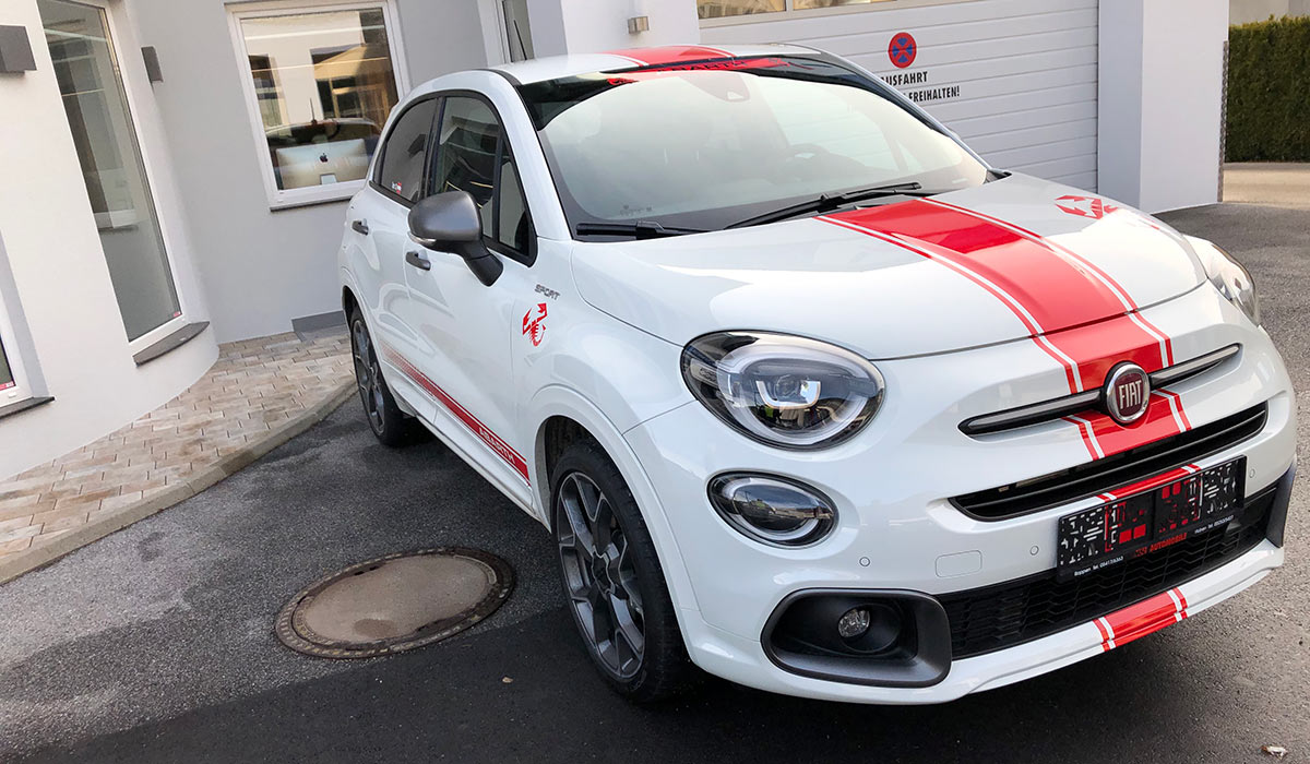 Fiat Abarth MS Automobile Roppen Designbeklebung